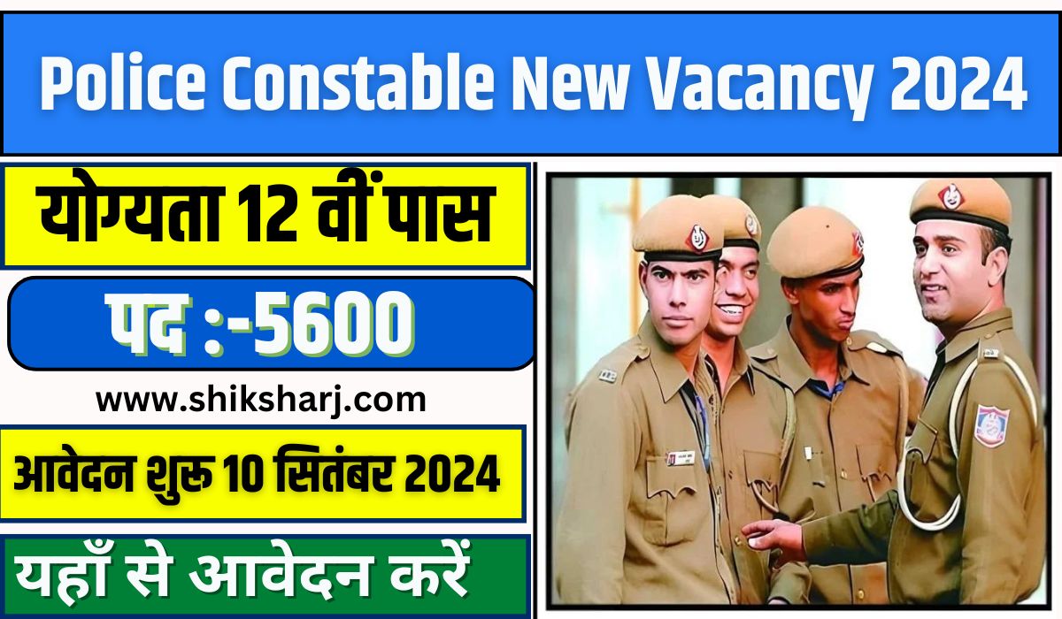 Police Constable New Vacancy: